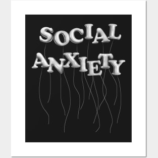 Social Anxiety Posters and Art